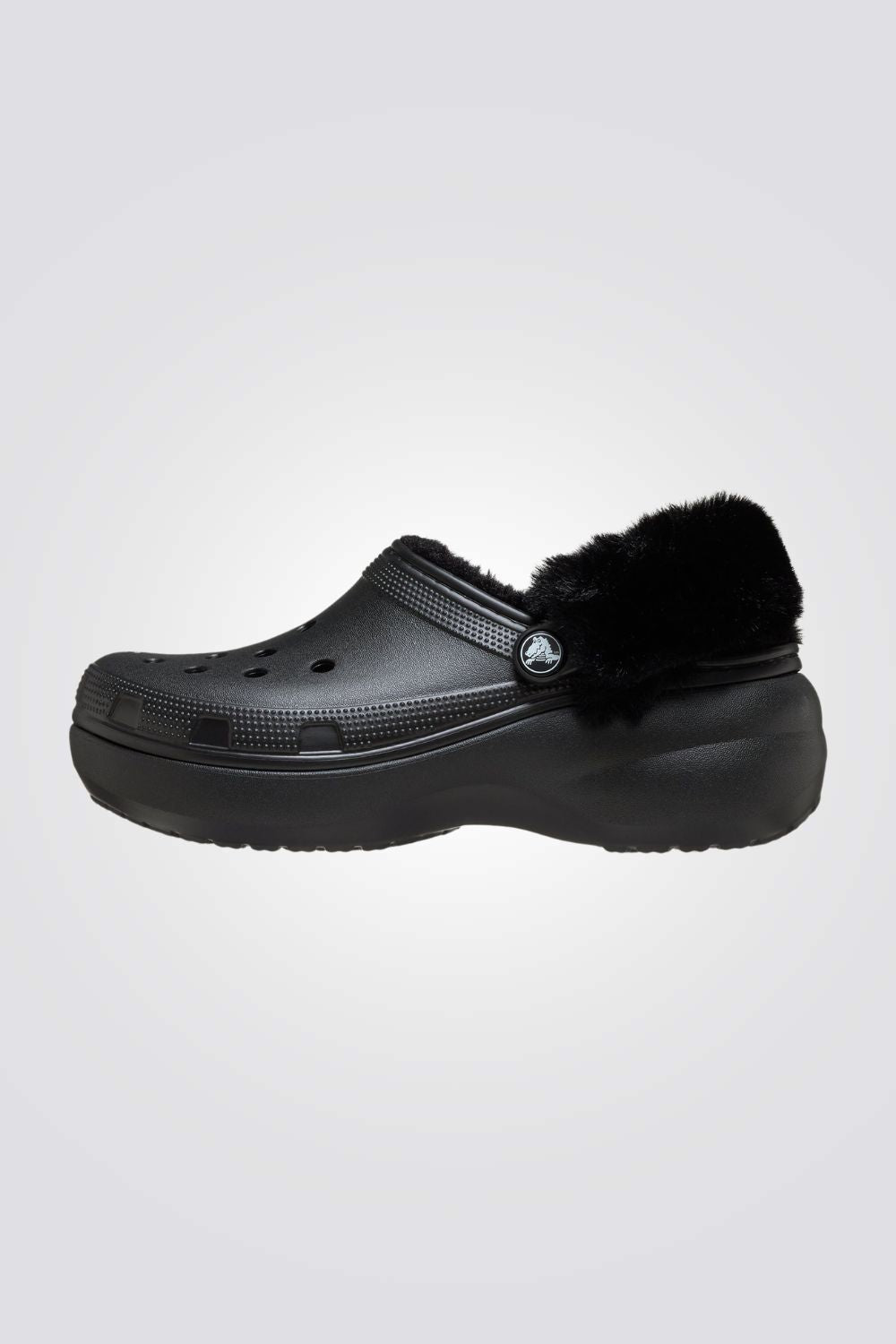 כפכפי פלטפורמה פרוותיים לנשים Classic Platform Fuzz Lined Clog | קרוקס