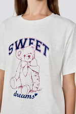 חולצת טישירט בהדפס דובי | איתם