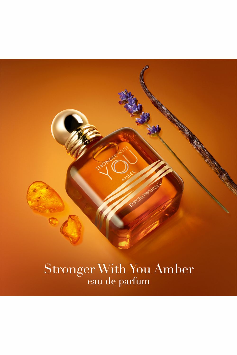 בושם לגבר 100 מ"ל STRONGER WITH YOU AMBER E.D.P