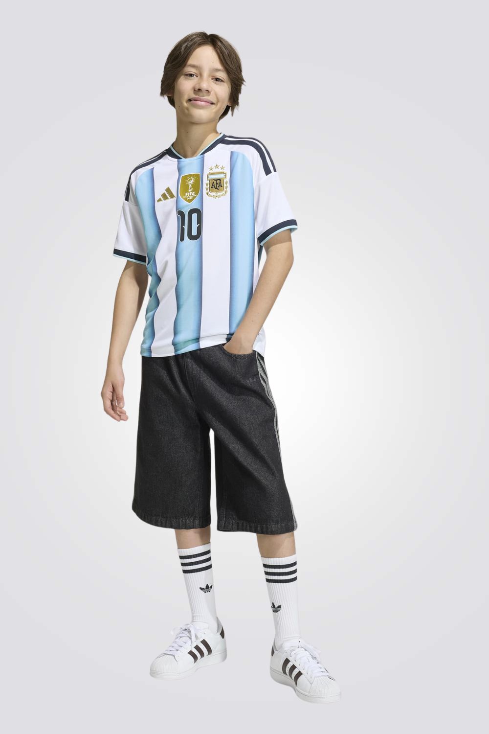 חולצת נבחרת Argentina 26 Home לילדים ונוער| אדידס