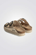 כפכפי עור לנשים ALCEE בצבע בז'