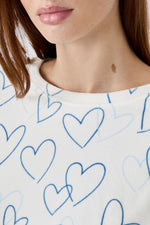 סווטשירט עם הדפס ללבות | איתם