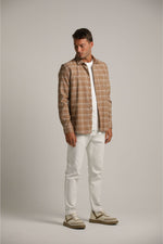 חולצת פלאנל מכופתרת בעיצוב משבצות | קנת קול