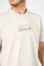 טישירט בצבע שמנת לגברים