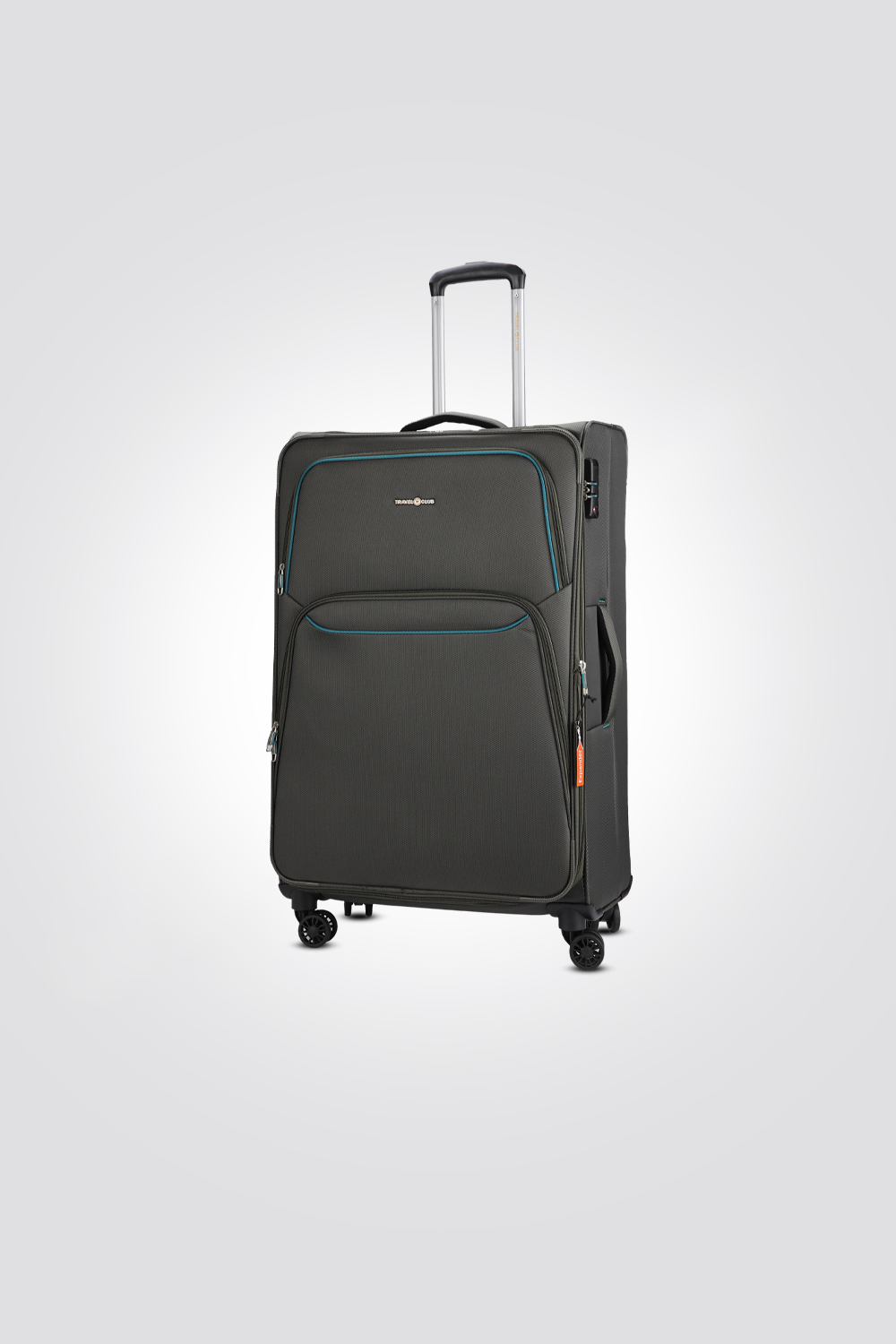 מזוודה טרולי עלייה למטוס מבד 20" בצבע זית