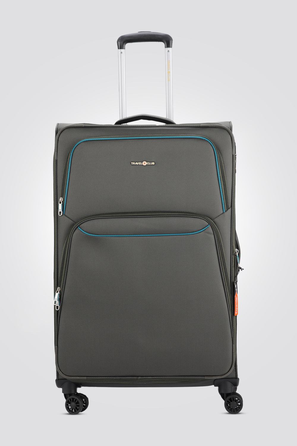 מזוודה גדולה מבד 28.5" בצבע זית