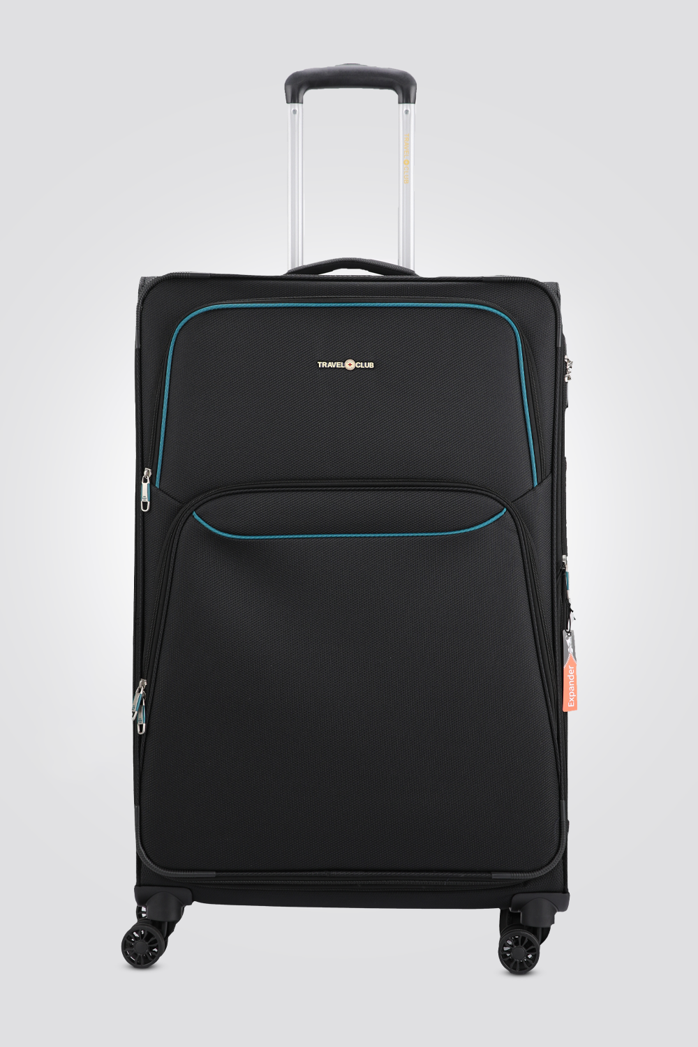 מזוודה גדולה מבד 28.5" בצבע שחור