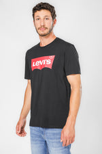 טישירט שחורה לוגו אדום