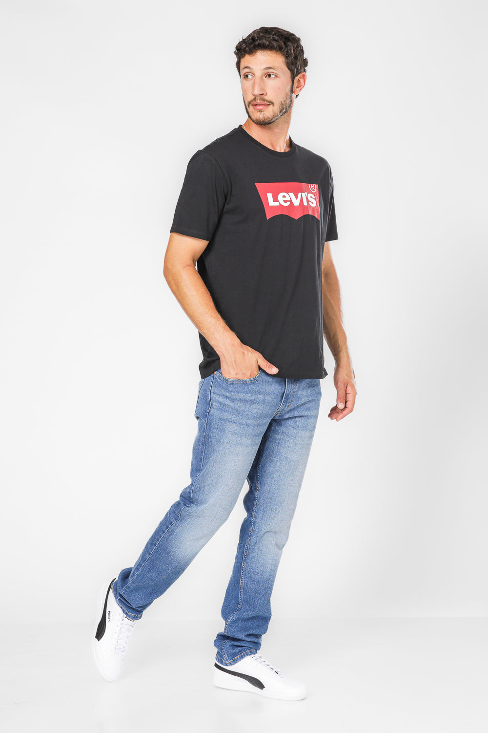 טישירט שחורה לוגו אדום