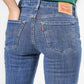 ג'ינס לנשים 711 SKINNY בצבע כחול - 5