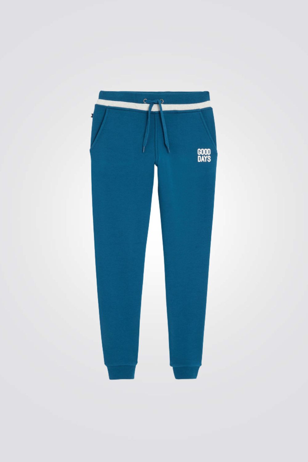 מכנסי טרנינג לילדים בצבע טורקיז