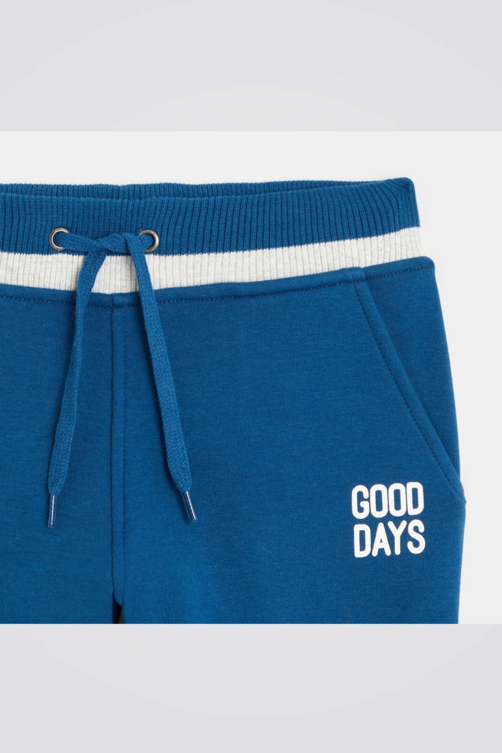 מכנסי טרנינג לילדים בצבע טורקיז