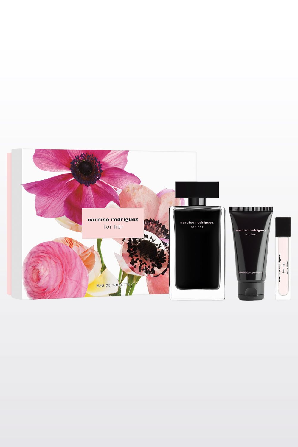 מארז בישום לאישה 100 מ"ל + 10 מ"ל + תחליב גוף 50 מ"ל FOR HER E.D.T