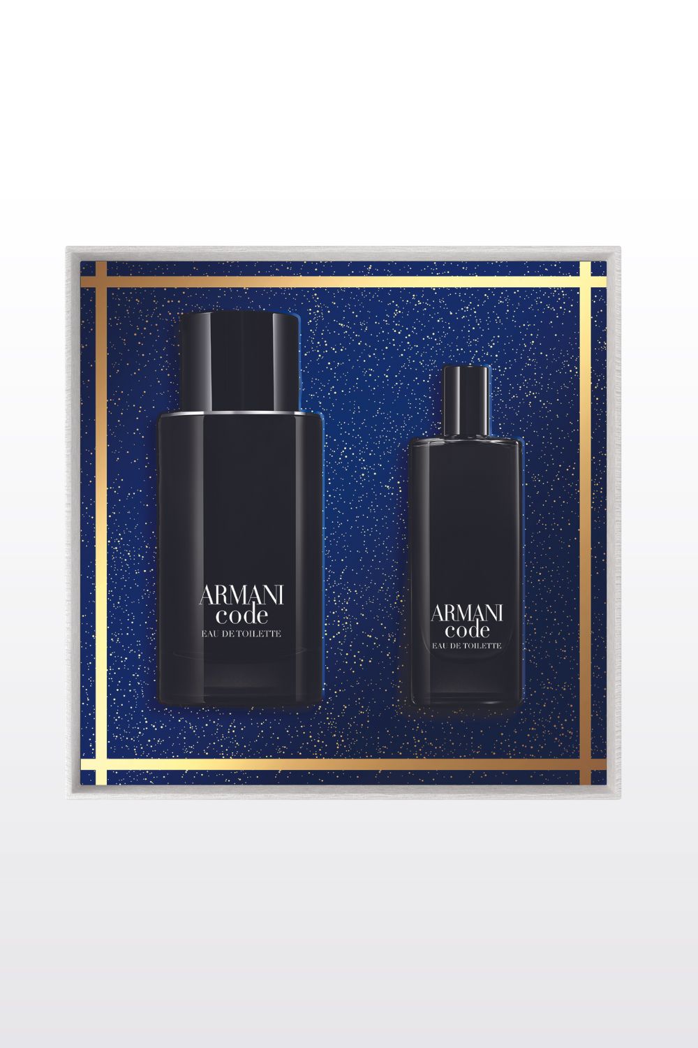 מארז בישום לגבר CODE EDT בגודל 75 מ"ל + 15 מ"ל