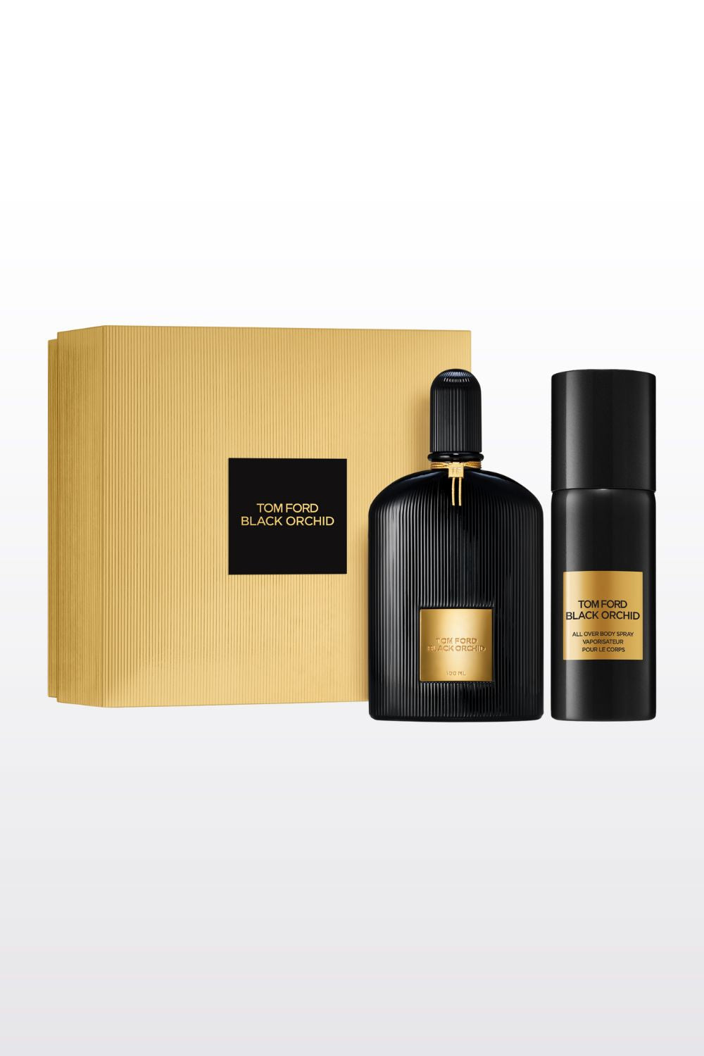 מארז בישום יוניסקס 50 מ"ל + ספריי גוף 150 מ"ל  Black orchid EDP