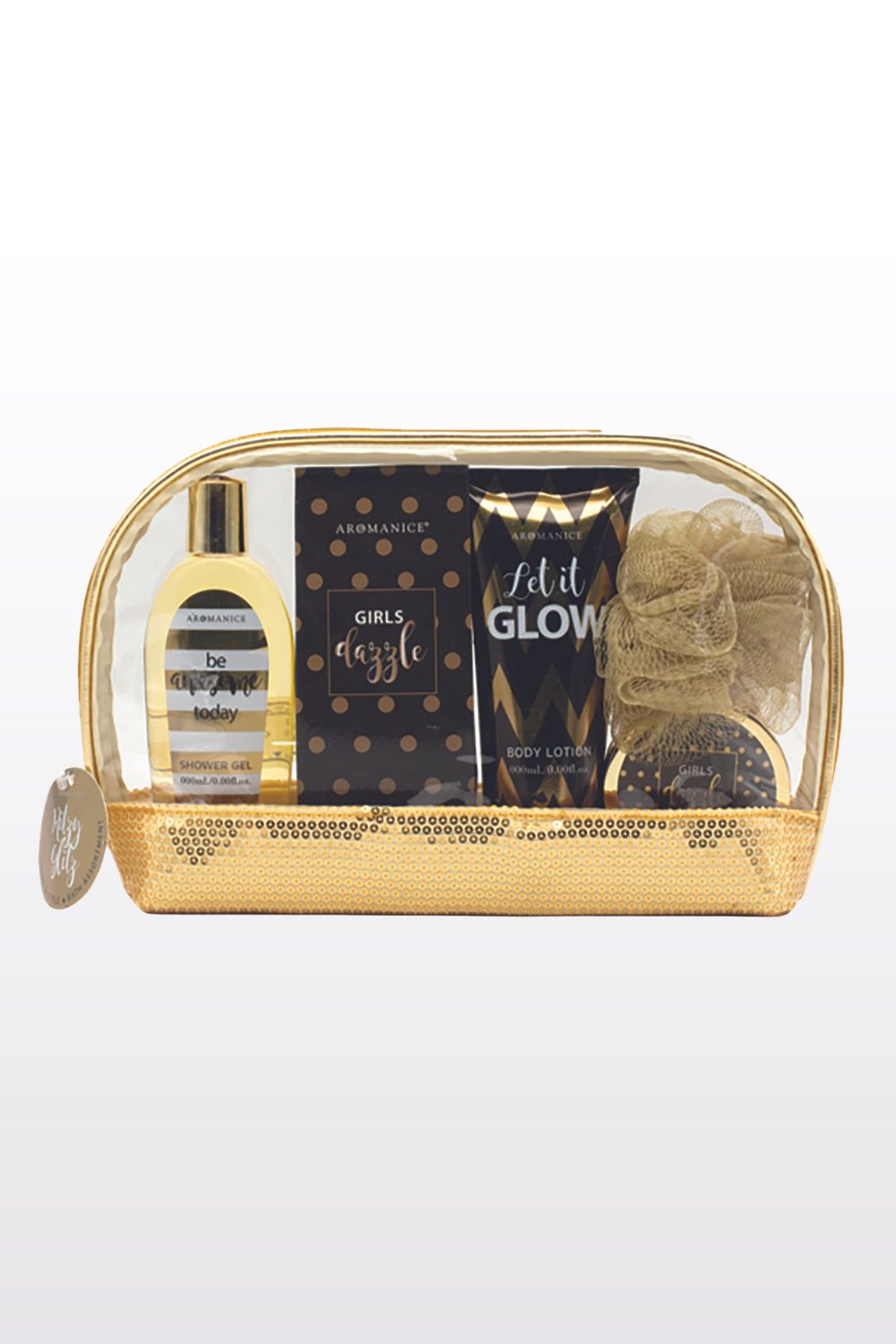 סט ארומטיק תיק זהב