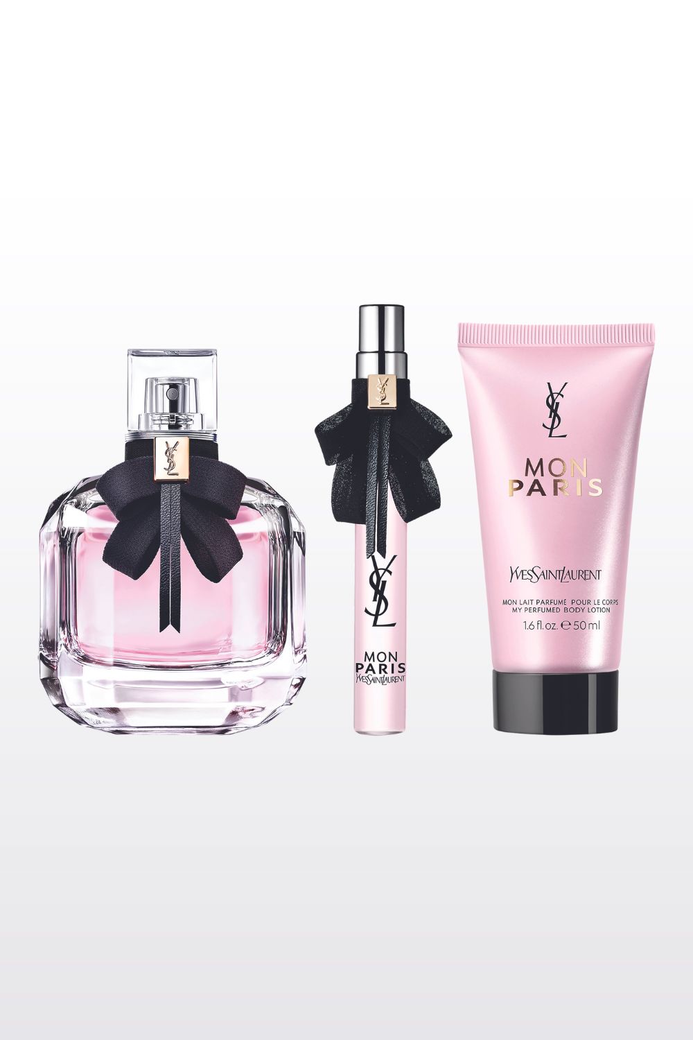 מארז בישום לאישה 90 מ"ל + 10 מ"ל + קרם גוף 50 מ"ל MON PARIS E.D.P