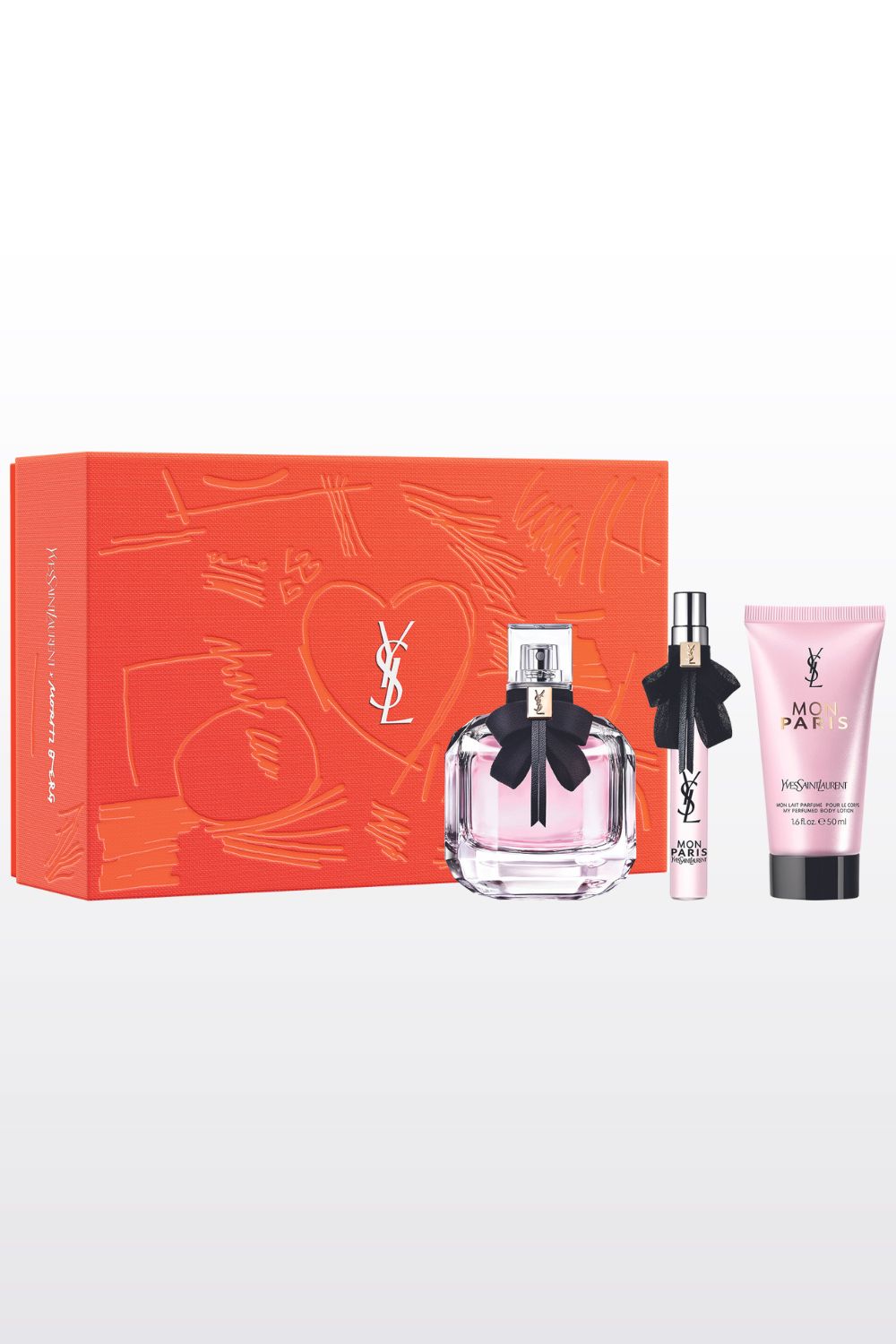 מארז בישום לאישה 90 מ"ל + 10 מ"ל + קרם גוף 50 מ"ל MON PARIS E.D.P