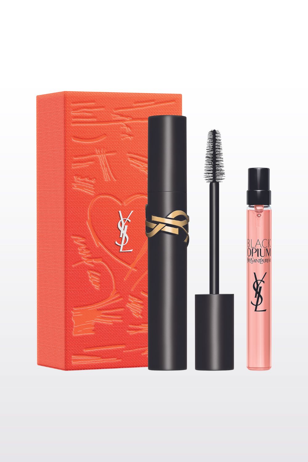 מארז חגיגי מסקרה LASH CLASH + בושם BLACK OPIUM E.D.P בגודל 10 מ"ל