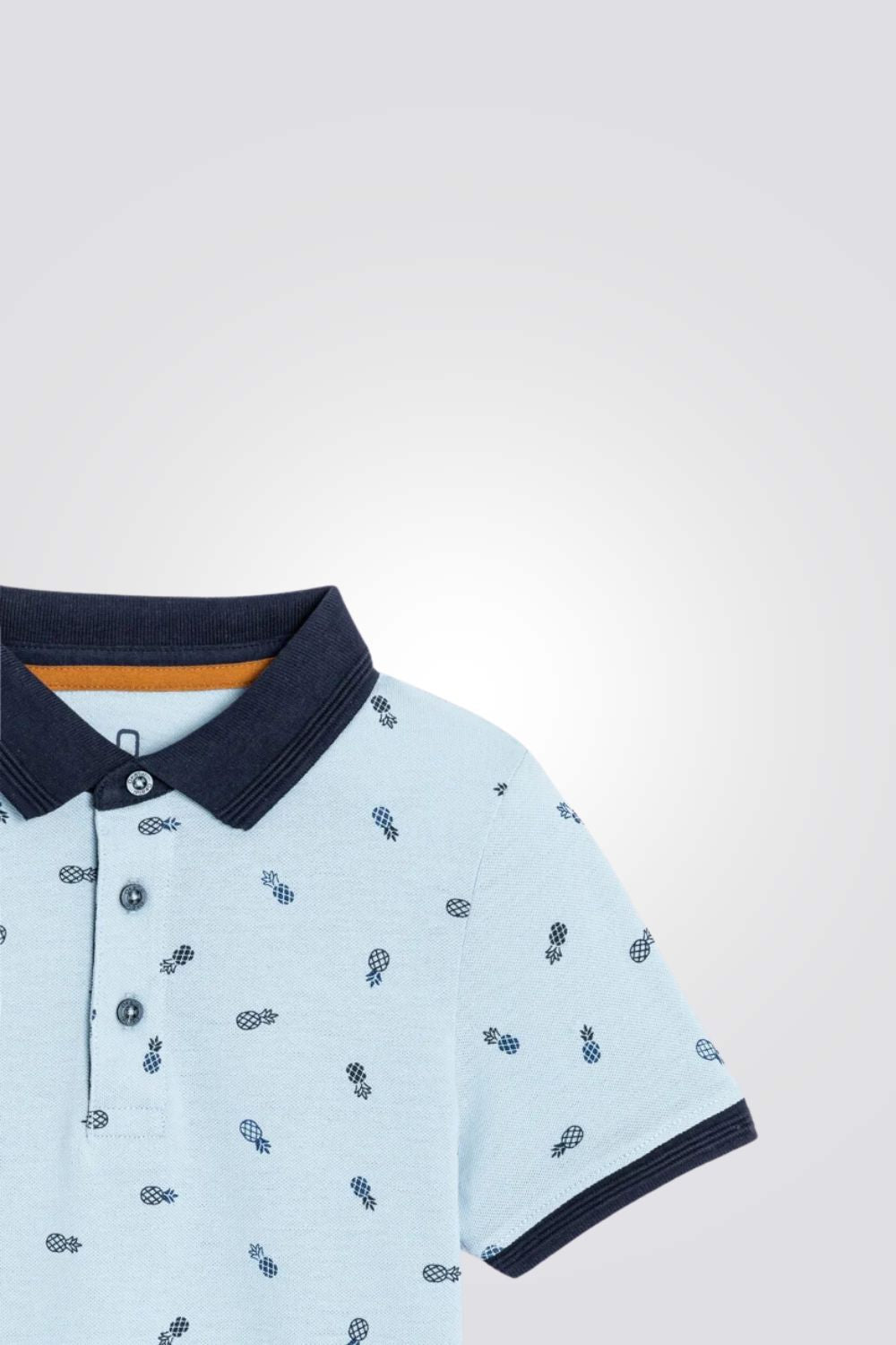 חולצת פולו לילדים בצבע תכלת