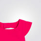 שמלה אלגנטית לתינוקות בצבע ורוד פוקסיה - 4