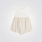 שמלה לתינוקות בצבע לבן וזהב - 2
