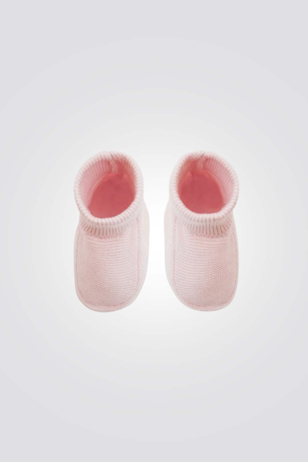נעלי סריג לתינוקות בצבע ורוד