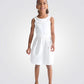 שמלה חגיגית לילדות בצבע לבן - 1