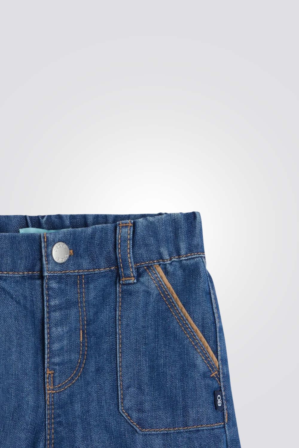 מכנסי ג'ינס קצרים לתינוקות