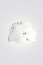 כובע לתינוקות בצבע לבן עם הדפס קואלה 