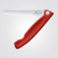 סכין ירקות מתקפלת להב משונן אדום - 2