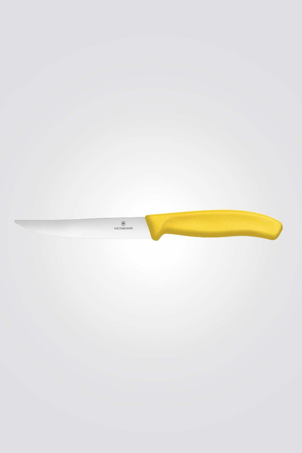 סכין פיצה 12 ס”מ בצבע צהוב