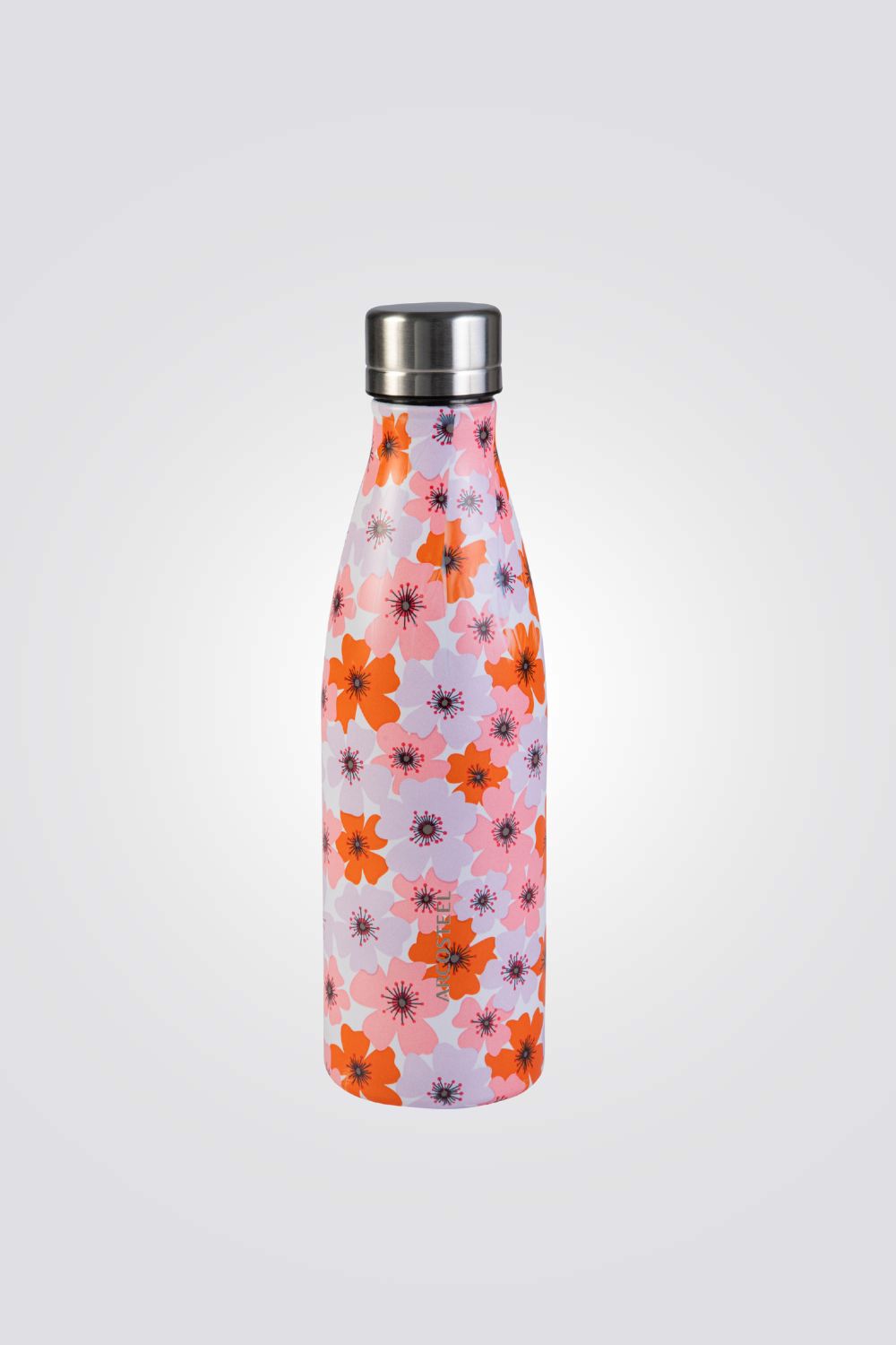 בקבוק דקאל נירוסטה 500 מ"ל פרחוני