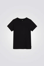 חולצת טריקו בייסיק שחורה לילדים