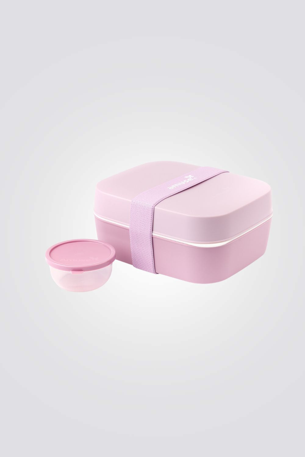 קופסת אוכל 3 ב-1 ורוד