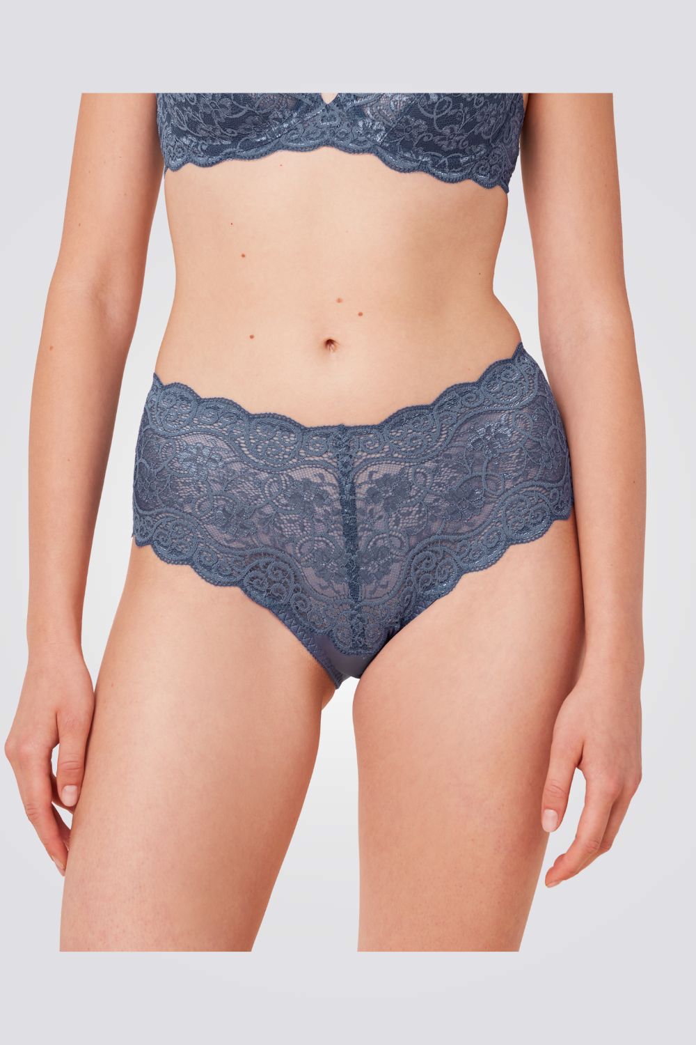 תחתוני תחרה מקסי Amourette 300 Maxi X בצבע כחול