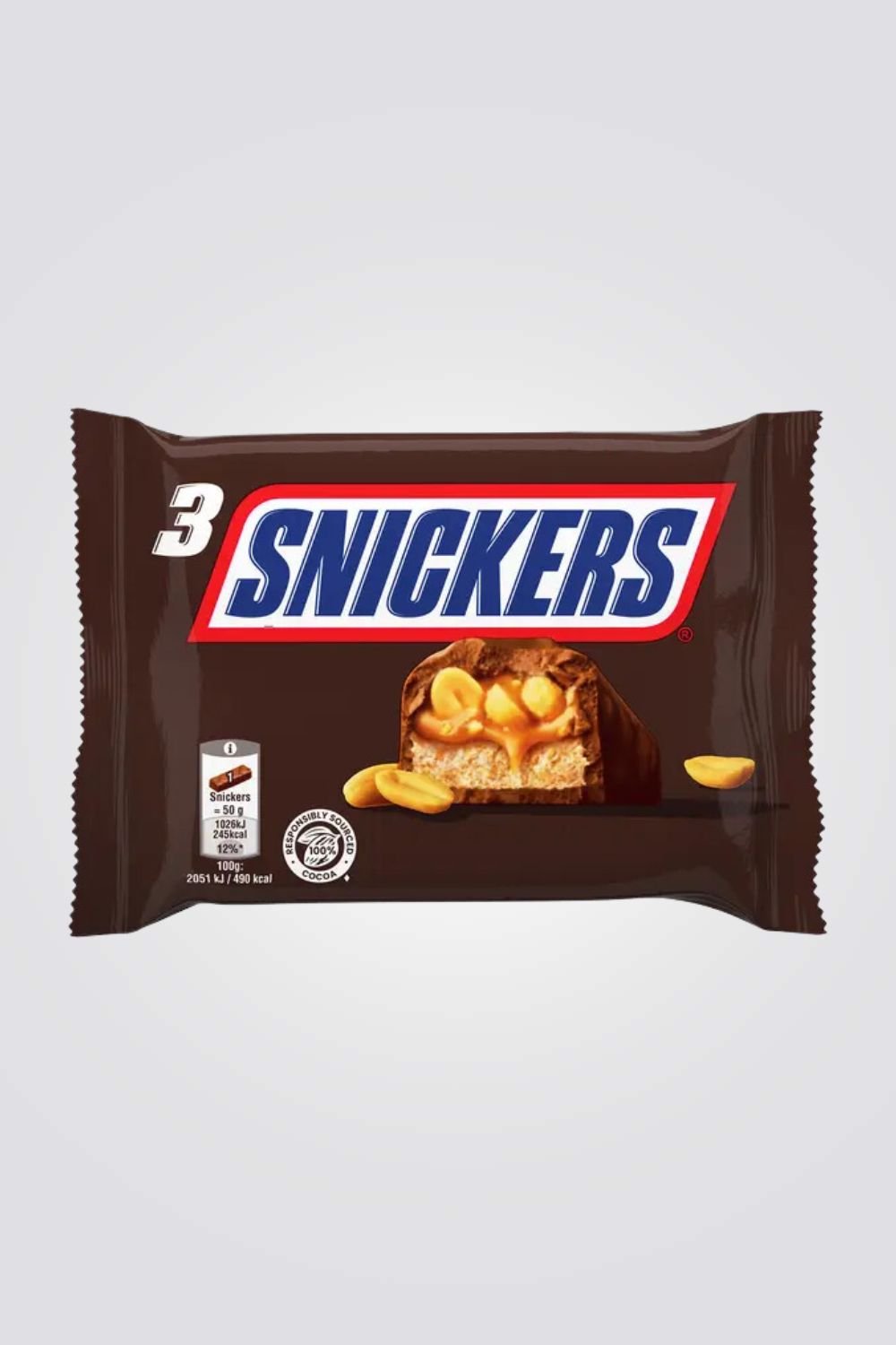 מארז שלישייה סניקרס 150 גרם חלבי