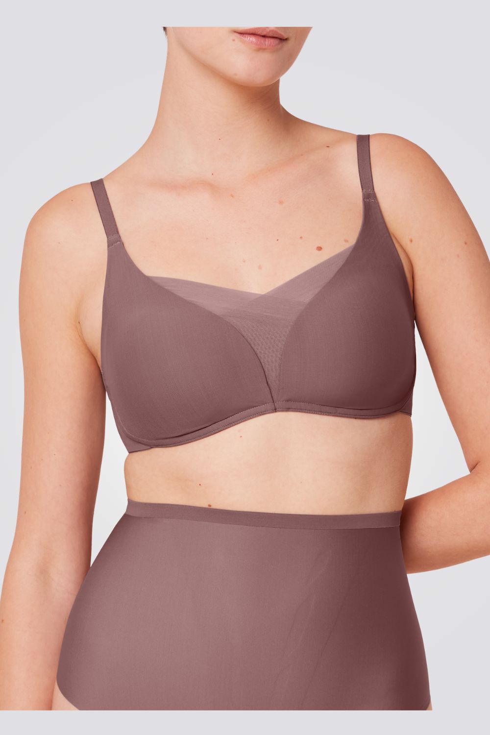 חזייה מרופדת Triumph Shape Smart P בצבע חום