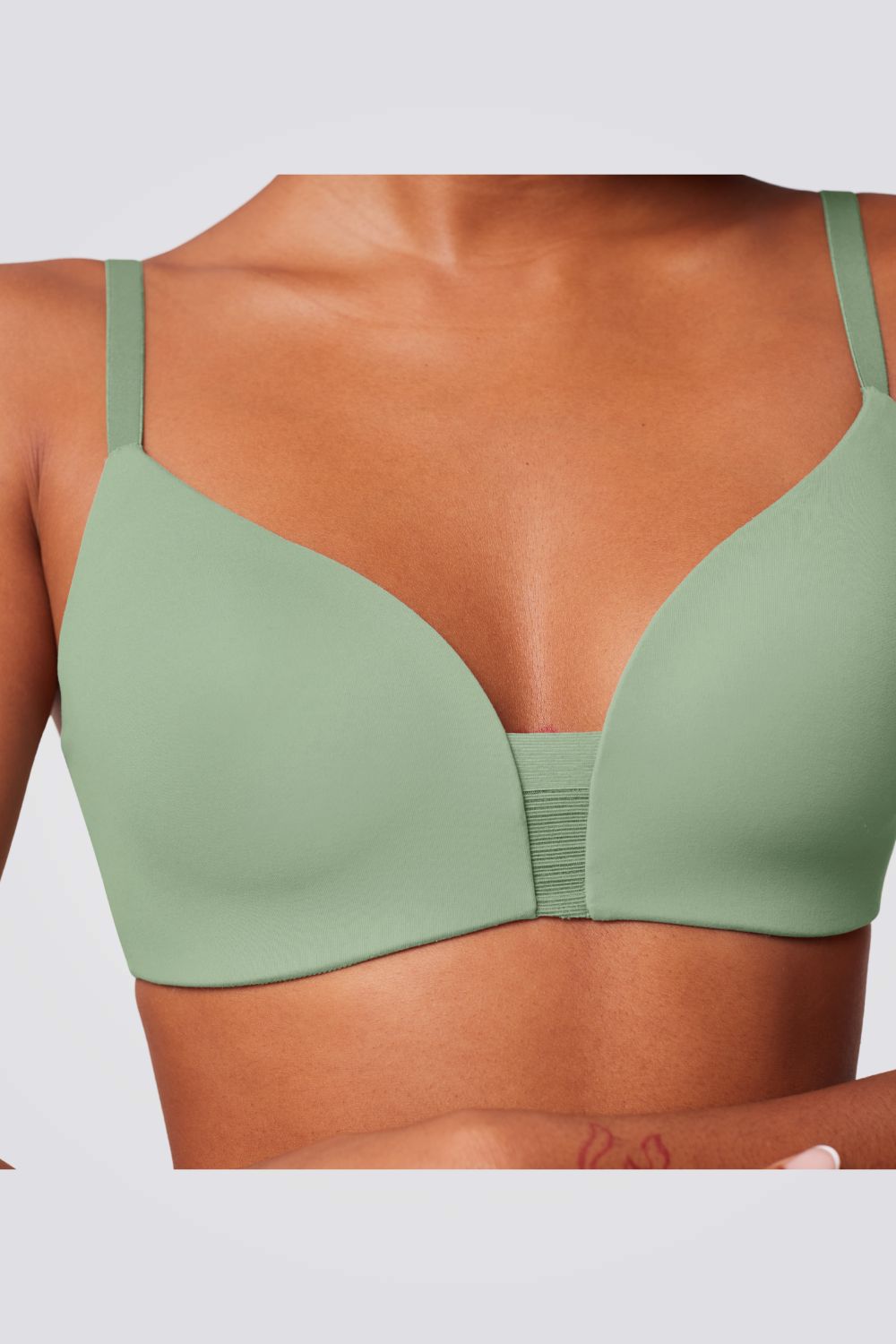 חזייה מרופדת Flex Smart P EX בצבע ירוק