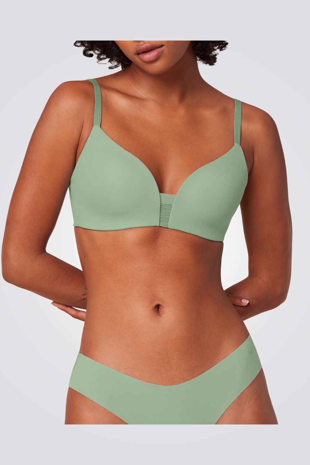 חזייה מרופדת Flex Smart P EX בצבע ירוק