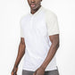 חולצת פולו רגלאן משולב בצבע לבן - MASHBIR//365 - 5
