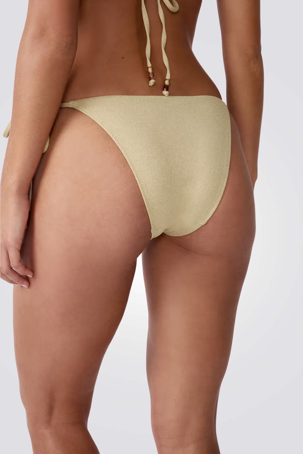 תחתון ביקיני מנצנץ עם קשירה בצדדים HELIO לנשים