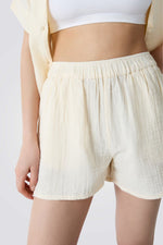 מכנסי פיג'מה קצרים מכותנה VENICIA לנשים