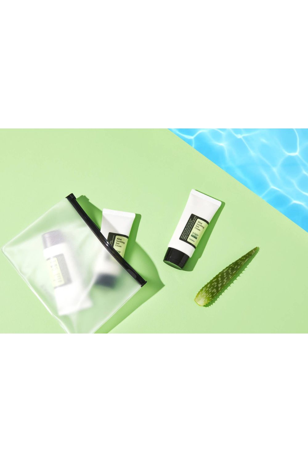 קרם הגנה 50SPF עם אלוורה להרגעת העור 50 מ"ל