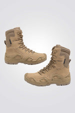 נעליים טקטיות גבוהות בצבע בז'