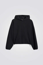 סווטשירט בטקסטורת וואפל ומכפלת מתכווננת לנשים| 4F