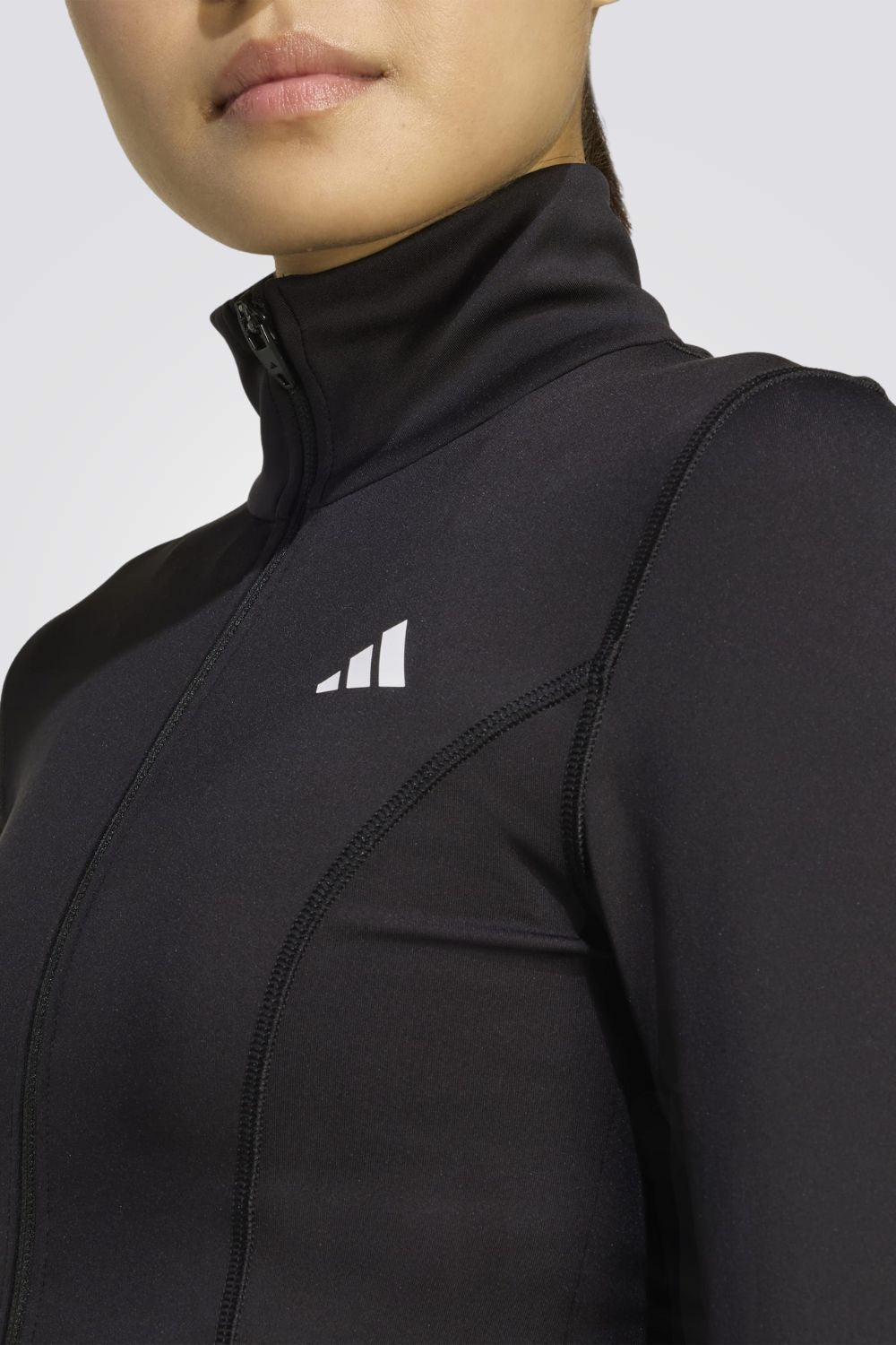 ג'קט ספורט צמוד  Essentials zip-through jacket לנשים