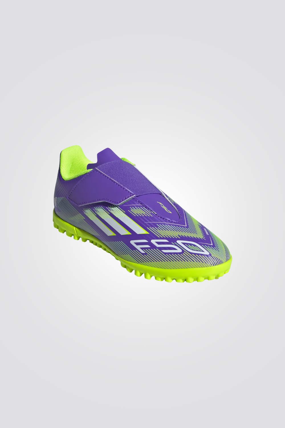 נעלי כדורגל F50 Club Hook-and-Loop Turf לילדים ולנוער