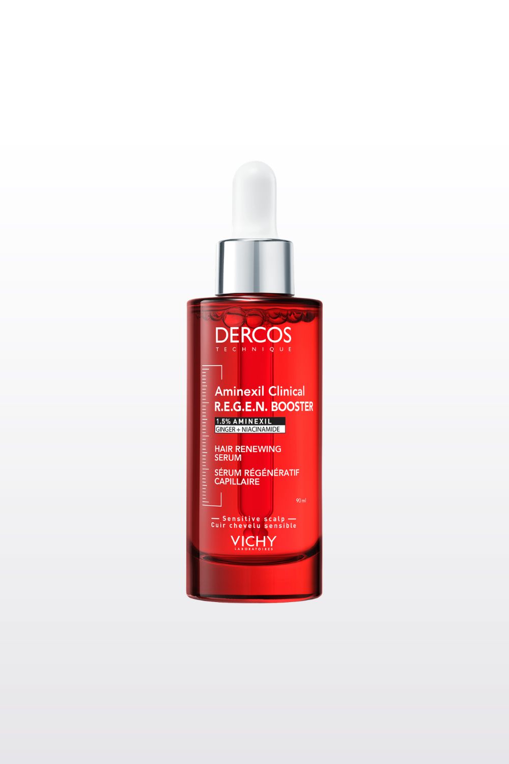 סרום לשיער 90 מ"ל .Dercos aminexil R.E.G.E.N לחידוש השיער | וישי 