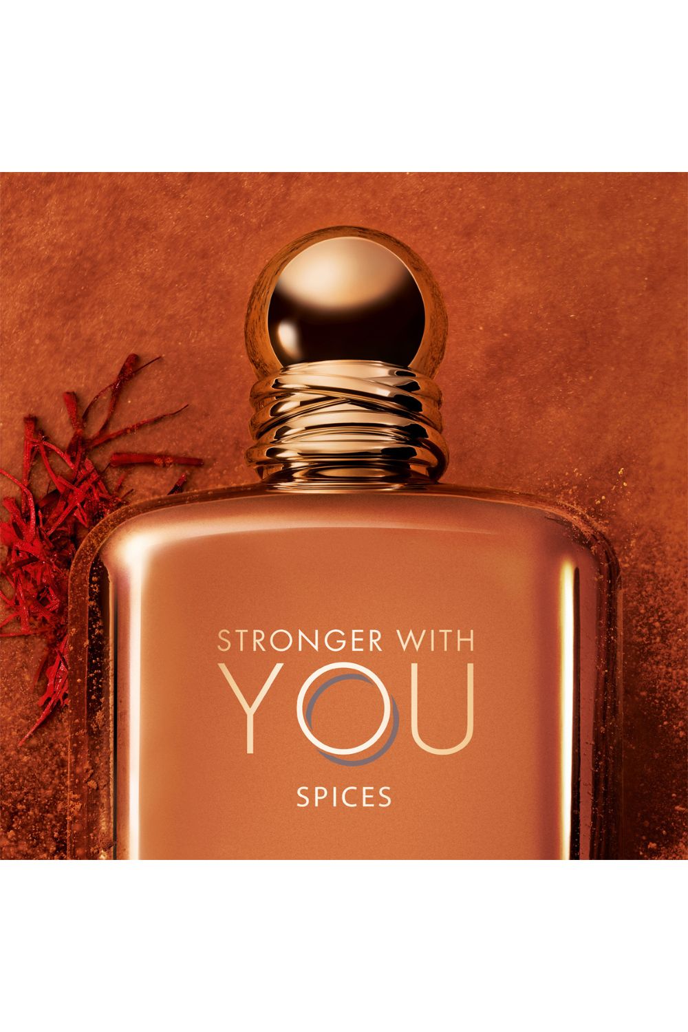 בושם לגבר 100 מ"ל במהדורה מוגבלת STRONGER WITH YOU SPICES E.D.P | ארמני 